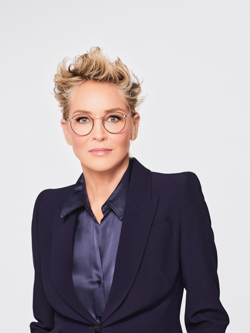 Sharon Stone LensCrafters Campaign 2022