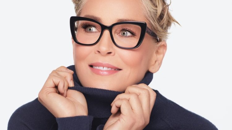Sharon Stone LensCrafters Your Eyes First Campaign