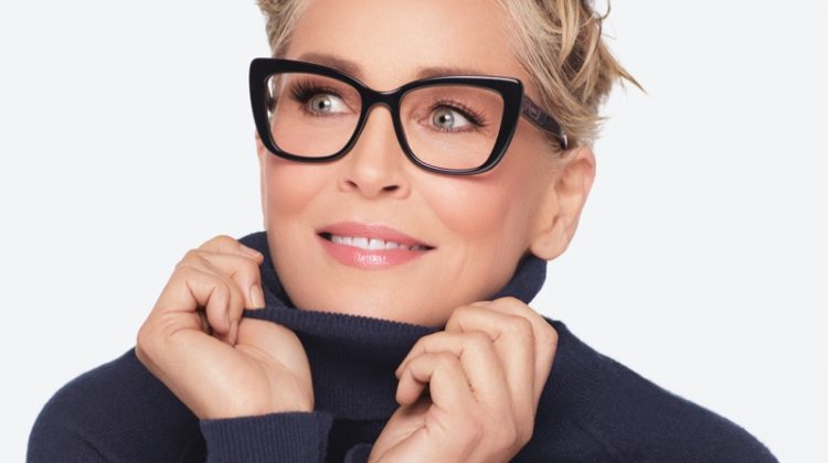 Sharon Stone Gets Her Closeup in LensCrafters Campaign