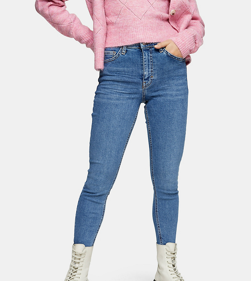 topshop jamie jeans frayed hem