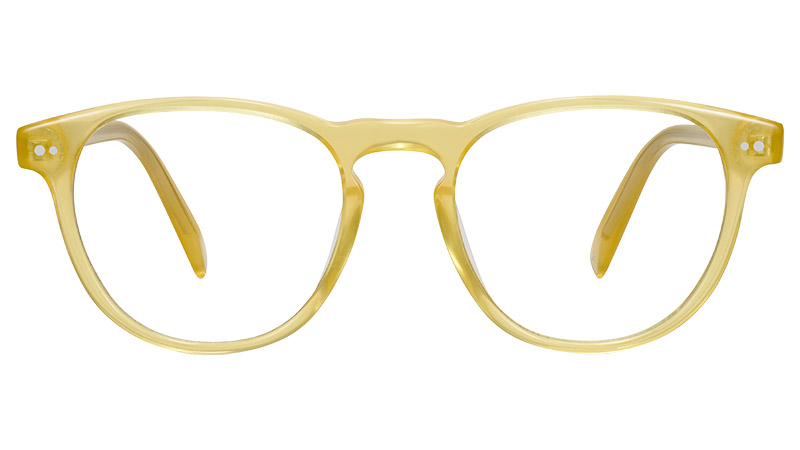 Warby Parker Waller Glasses in Plantain Crystal $95