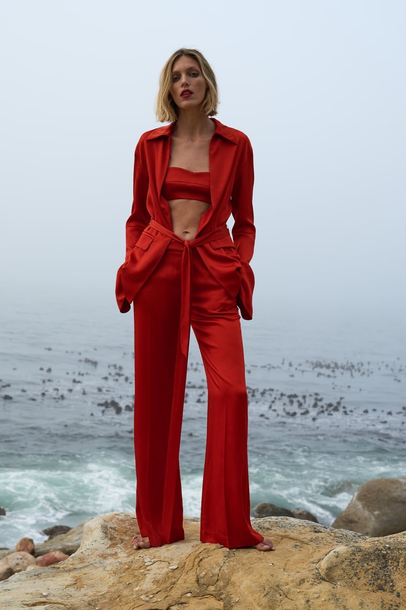 Zara Valentine's Day Outfit Ideas 2022 Red Fashion