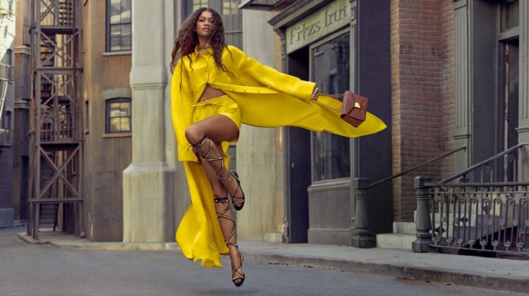 Zendaya Brings the Moves in Valentino Spring 2022 Rendez-Vous Campaign
