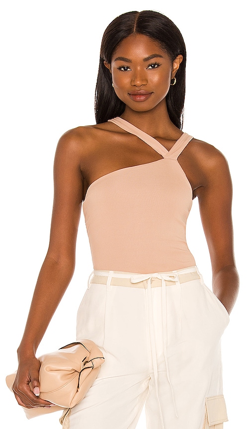 h:ours Bea Bodysuit in Nude. - size XS (also in L, M, S, XL)