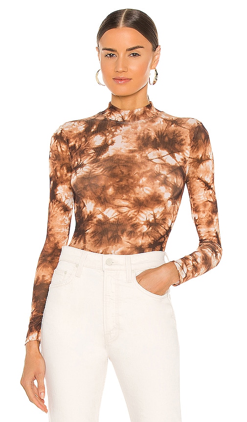 h:ours Monroe Bodysuit in Brown. - size XL (also in S, XS)