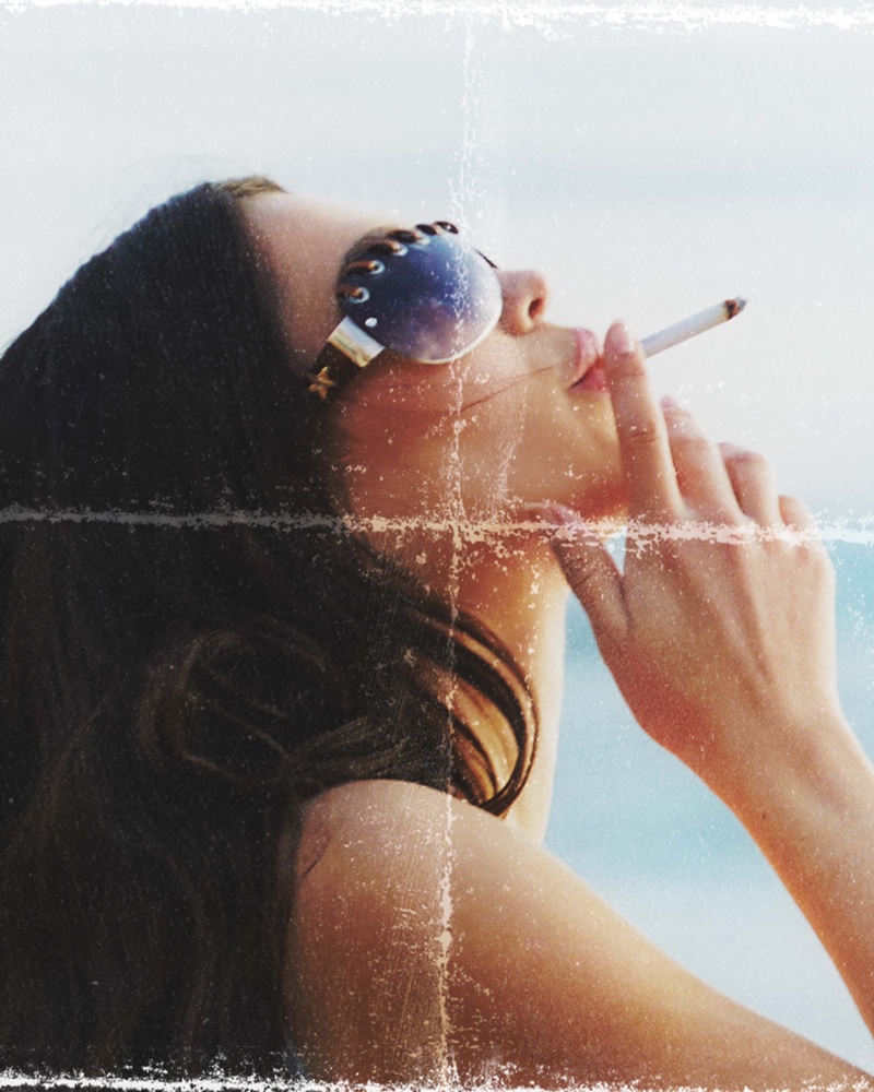 Amelia Gray Hamlin Smoking Sunglasses