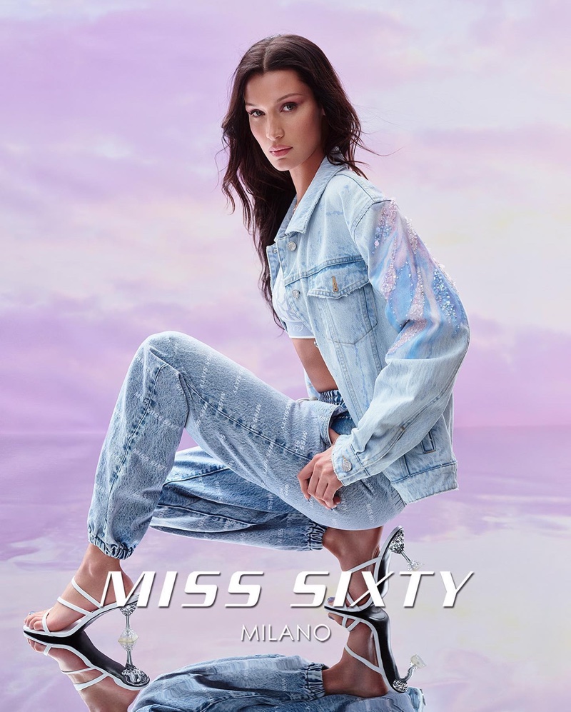 Bella Hadid Miss Sixty Denim Spring 2022 Campaign