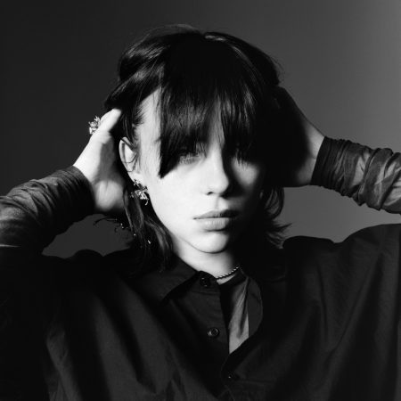 Billie Eilish Poses for Hedi Slimane in V Magazine Billie Eilish Bangs Hairstyle