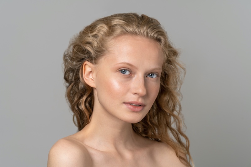 Blonde Model Natural Makeup Look