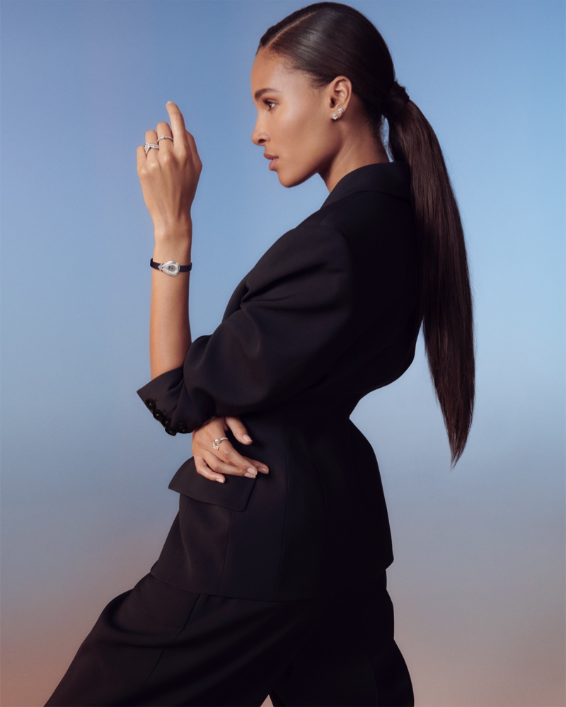 Cindy Bruna Shines in Chaumet Josephine Jewelry Collection