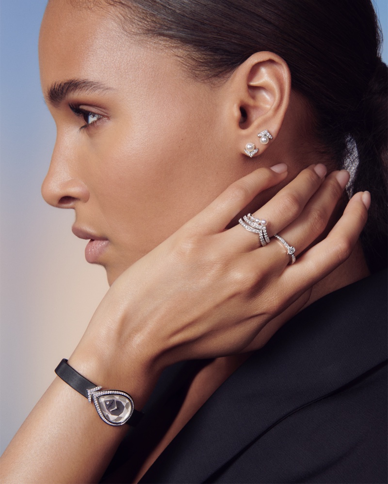 Cindy Bruna Shines in Chaumet Josephine Jewelry Collection
