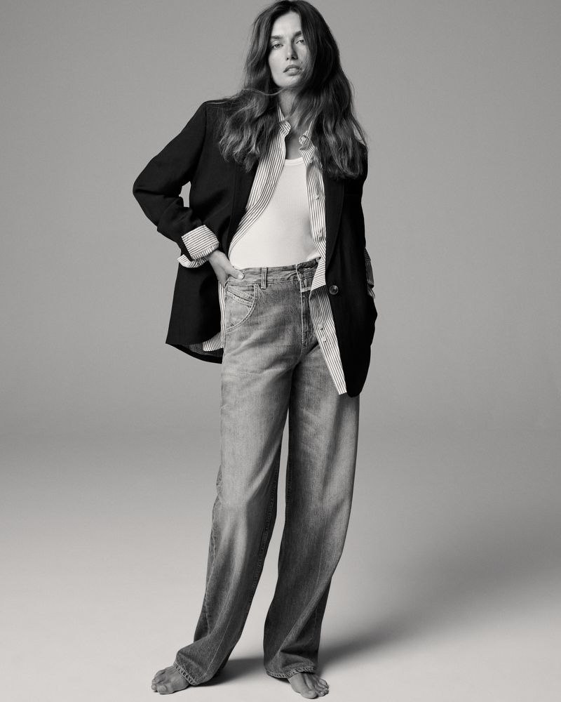 Andreea Diaconu Closed Denim Spring 2022 Campaign