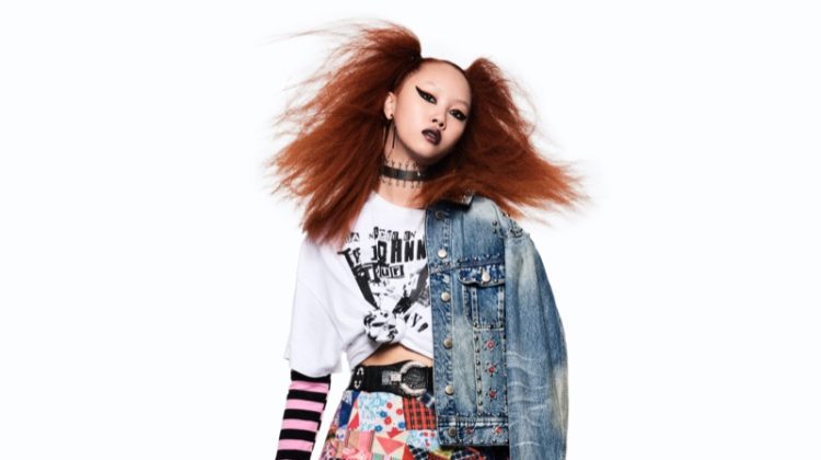 Jan Baiboon Rocks Rebellious Style in Desigual x Libertine Campaign
