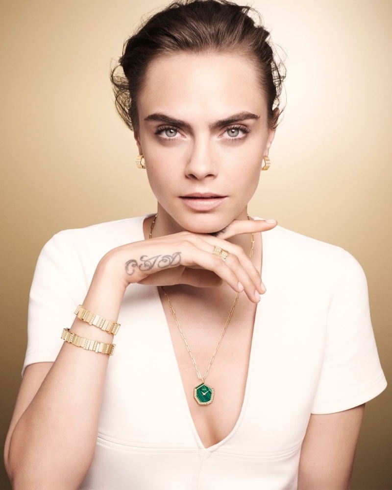 Cara Delevingne Dior Gem 2022 Jewelry Campaign