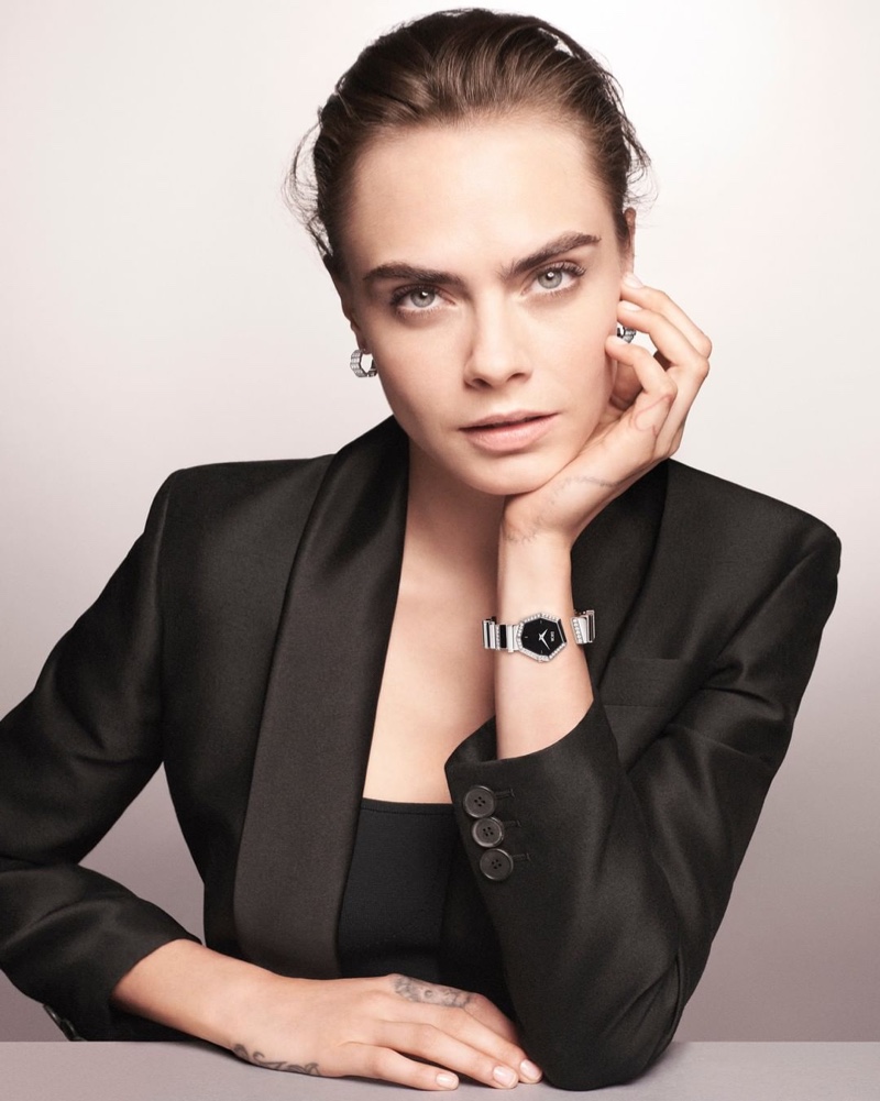 Cara Delevingne stars in the Dior Joaillerie Rose des Vents 2022