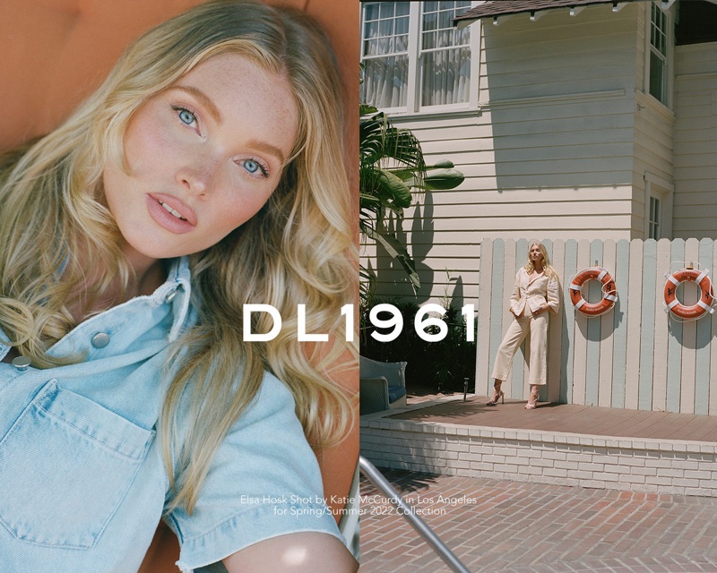 Elsa Hosk Face DL1961 Campaign