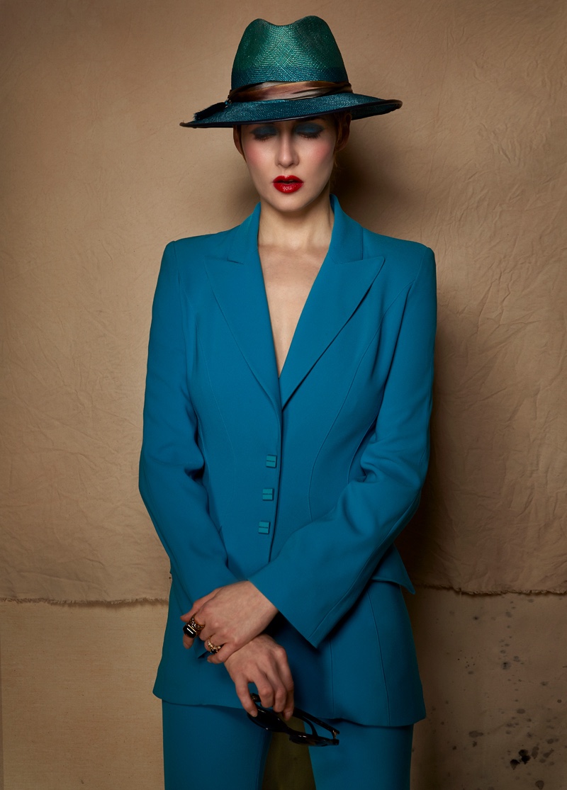 Blue Suit Thierry Mugler. Photo: Gail Hadani