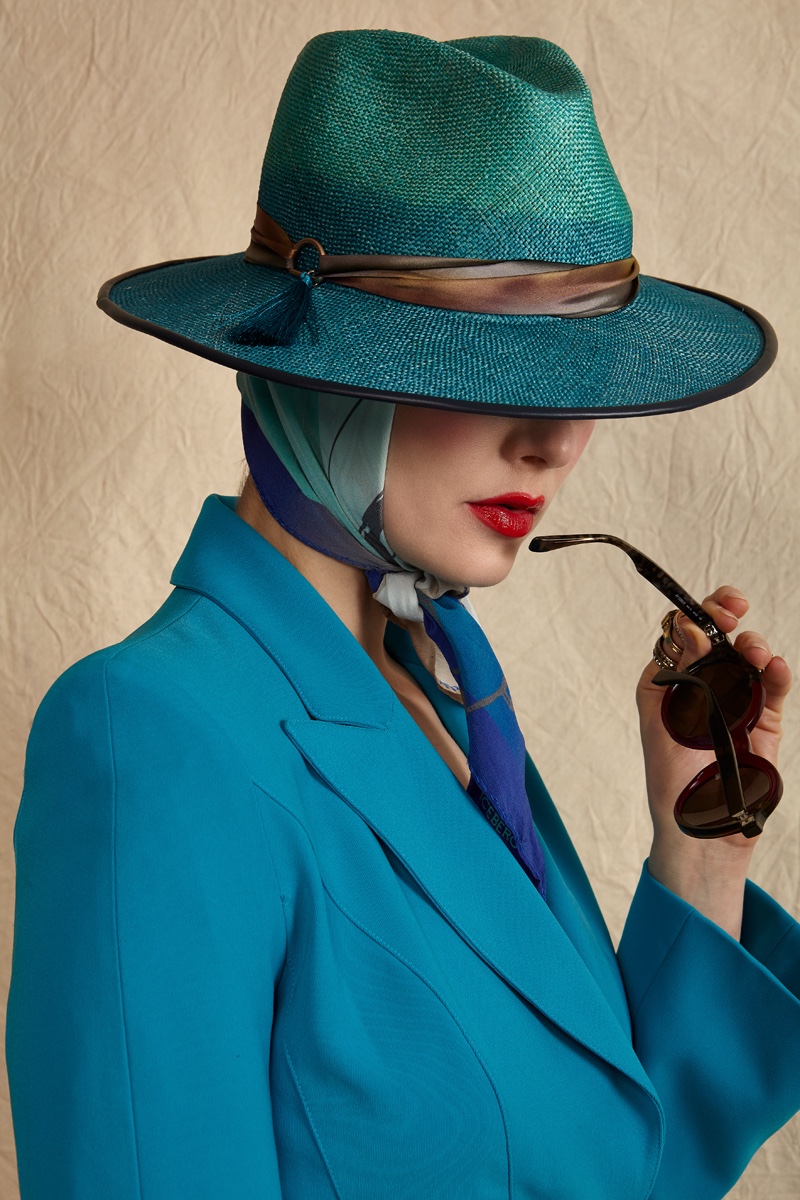 Hat Cha Cha’s House, Suit Thierry Mugler, and Head Scarf Iceberg. Photo: Gail Hadani