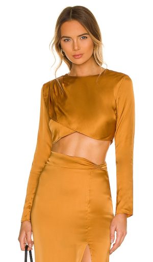 House of Harlow 1960 x REVOLVE Jayan Top in Mustard. - size XXS (also in L, M, S, XL, XS)