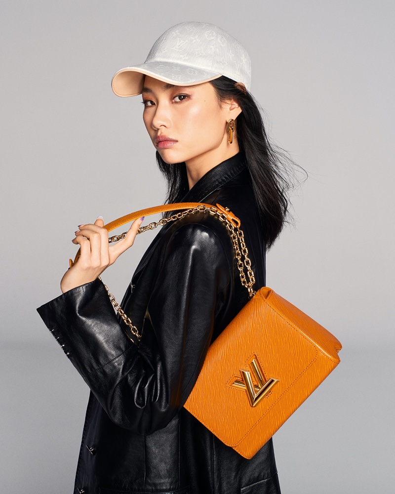 Louis Vuitton Orange Twist Bag Spring 2022