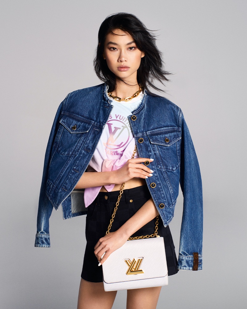 Hoyeon Jung Louis Vuitton Twist Bag Campaign Spring 2022