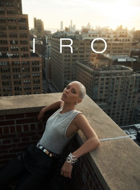 Iris Law Models On NYC Rooftops for IRO Spring 2022 Campaign Iris Law Tank Top IRO