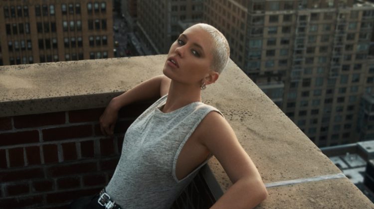 Iris Law Models On NYC Rooftops for IRO Spring 2022 Campaign