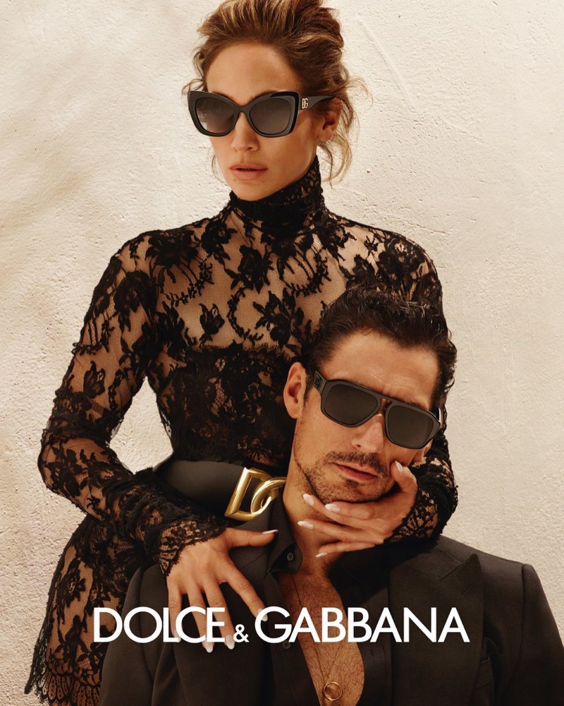 Jennifer Lopez Dolce & Gabbana Sheer Black Lace Dress