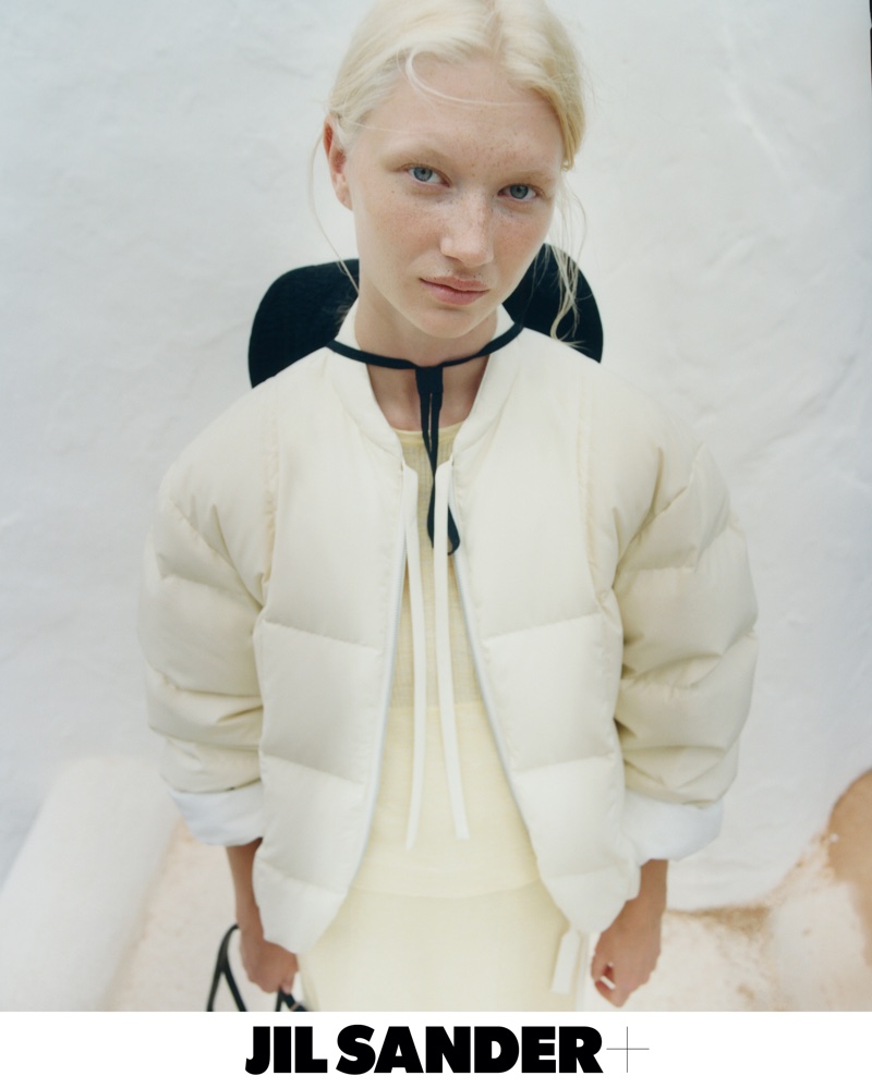 Model Evelina Lauren Jil Sander+