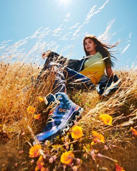 Camila Morrone Heads Outdoors in LOEWE x On Collaboration Loewe On Outdoors Campaign