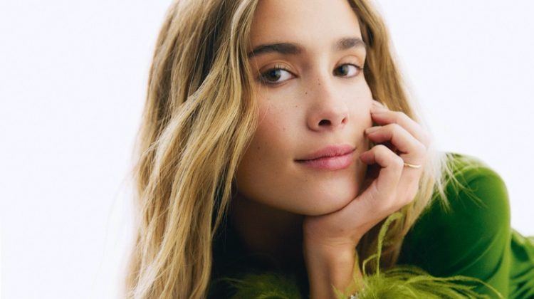 María Pombo Poses in Chic Ensembles for InStyle Spain