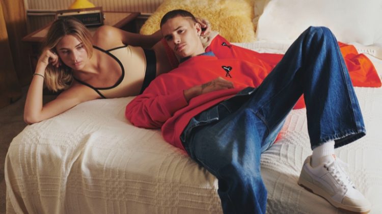 Mia Regan & Romeo Beckham Get Casual in PUMA x Ami Styles