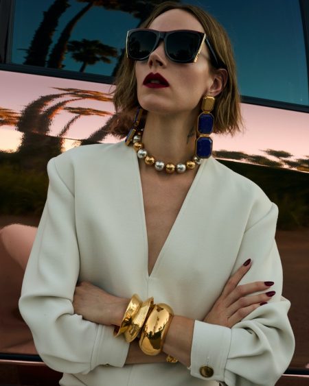 Freja, Binx, Awar Stand Out in Saint Laurent Summer 2022 Campaign Freja Beha Erichsen Saint Laurent Summer 2022 Campaign