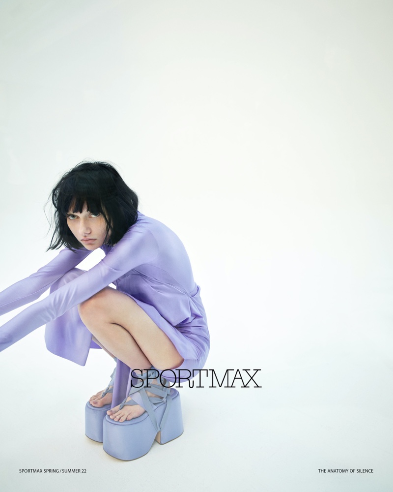 Sportmax Purple Outfit Spring 2022 Trend