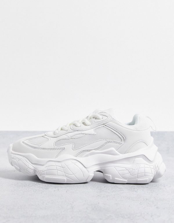 Topshop Castle Chunky Sneakers in White
