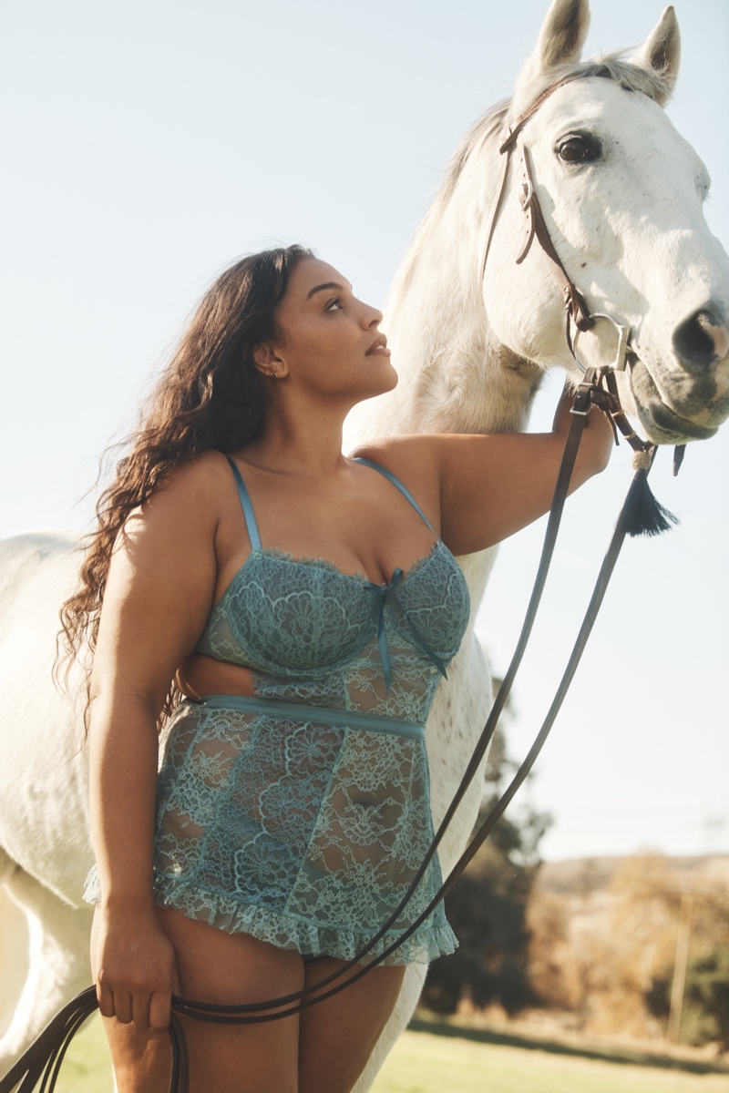 Paloma Elsesser Victoria's Secret Dream Angels Spring 2022 Campaign