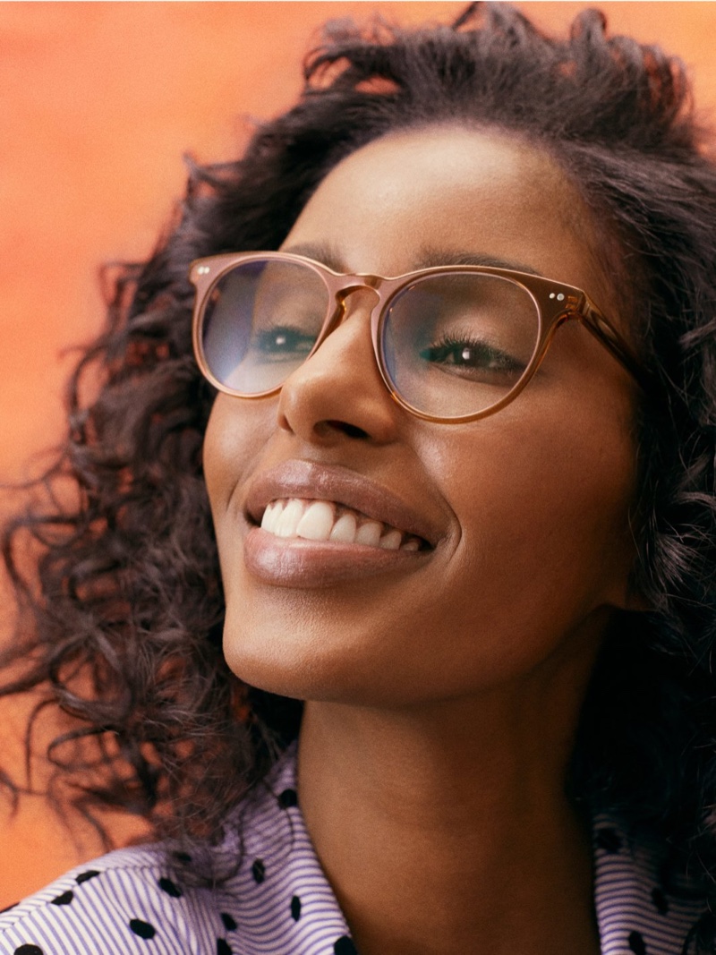 Warby Parker Copley Glasses in Cacao Crystal $95