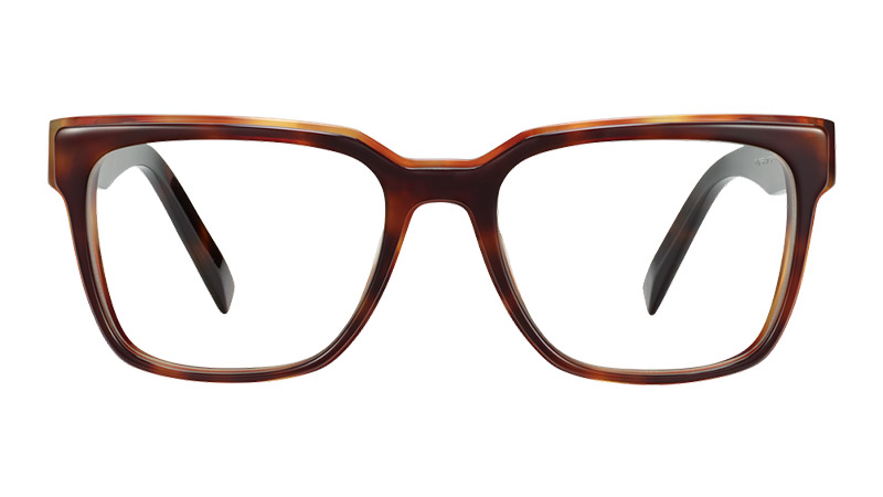 Warby Parker Cumberland Glasses in Burnt Umber Tortoise with Marcona Tortoise $195