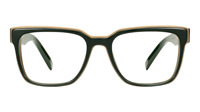 Warby Parker Cumberland Glasses in Forest Green with Sand $195