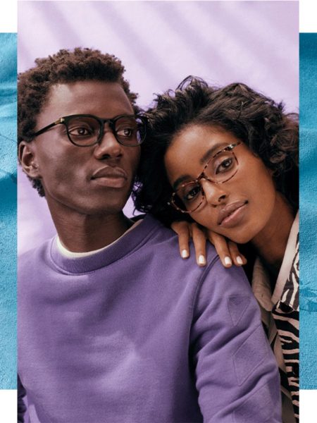 Look Chic With Warby Parker's Gallery Edition Glasses Warby Parker Daisy Glasses in Violet Quartz Crystal with Polished Silver $145