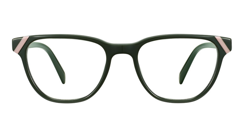 Warby Parker Gilmore Glasses in Mangrove with Mojave Mauve $145