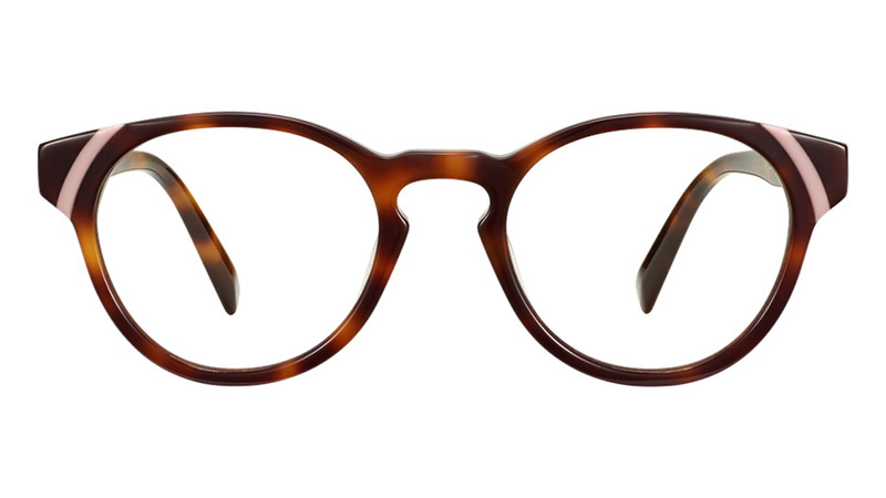 Warby Parker Leona Glasses in Sedona Tortoise with Mojave Mauve $145