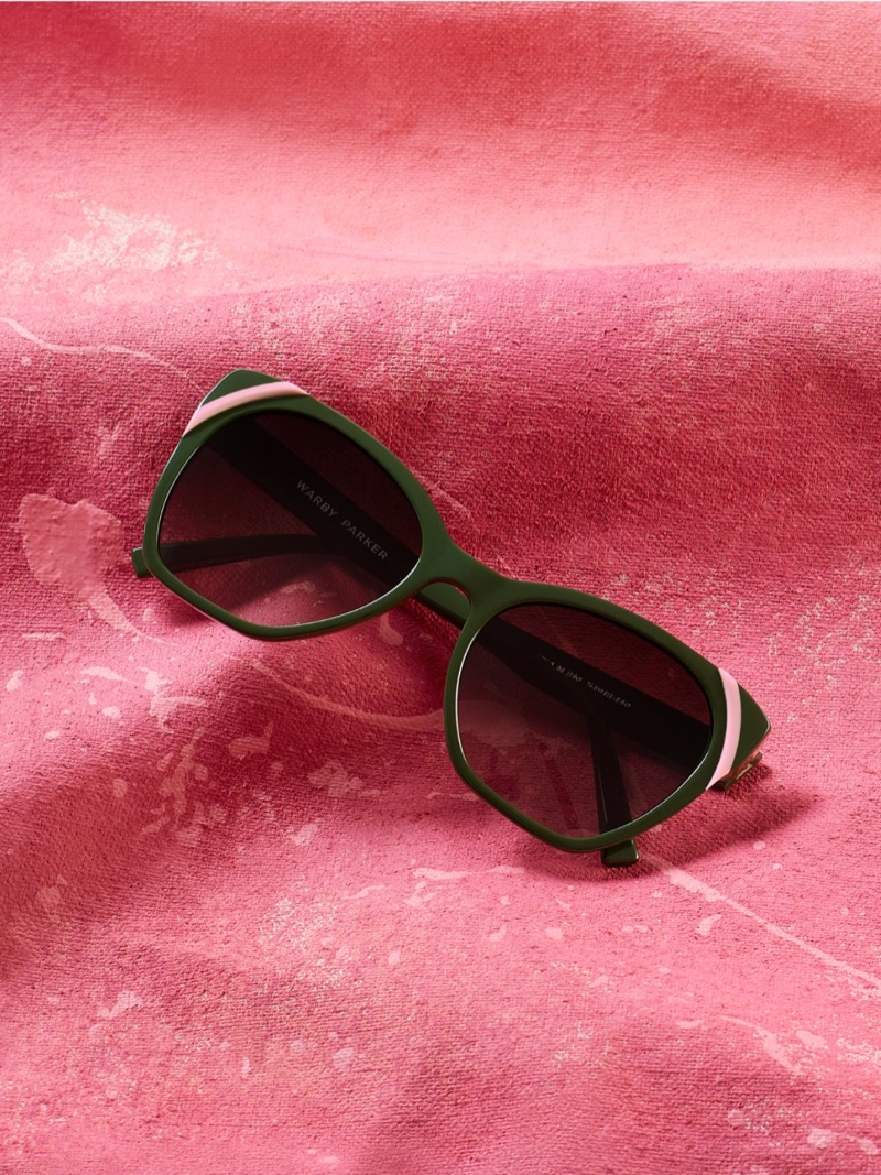 Warby Parker Rhea Sunglasses in Mangrove with Mojave Mauve $145