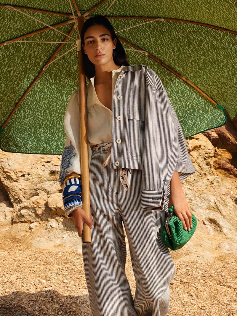 Nora Attal Soaks Up the Sun in Weekend Max Mara Spring 2022 Campaign