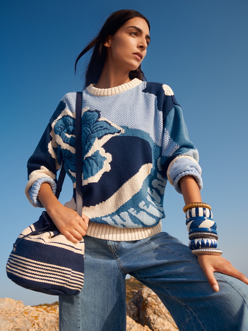 Nora Attal Soaks Up the Sun in Weekend Max Mara Spring 2022 Campaign