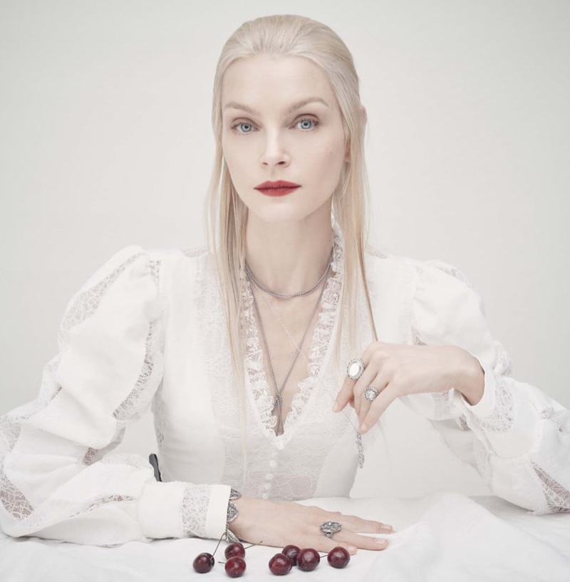 Jessica Stam Zara Studio Spring 2022 Campaign