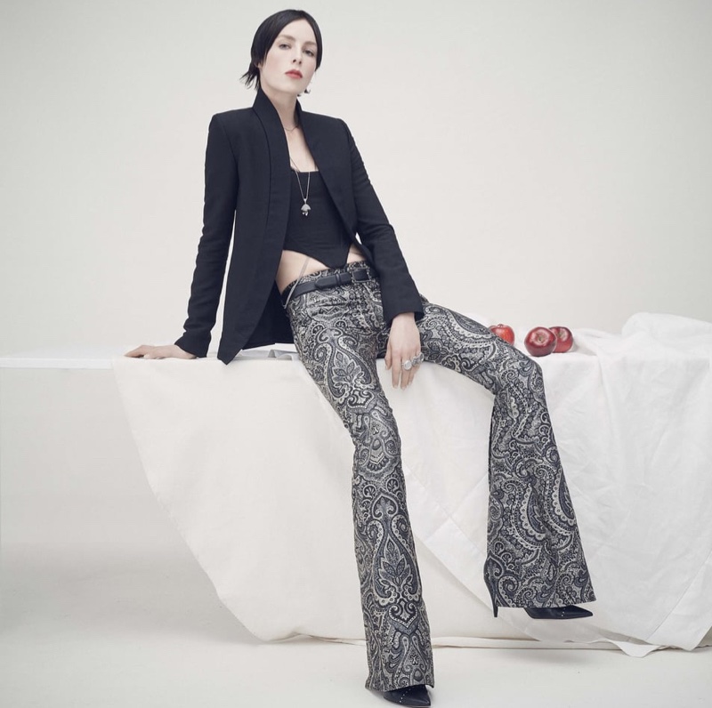 Edie Campbell Zara Spring 2022 Campaign