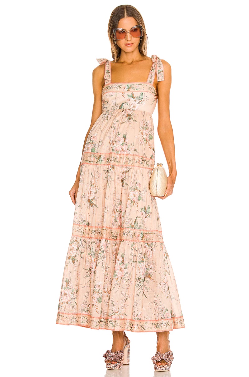 Zimmermann Moonshine Tie Shoulder Dress $650