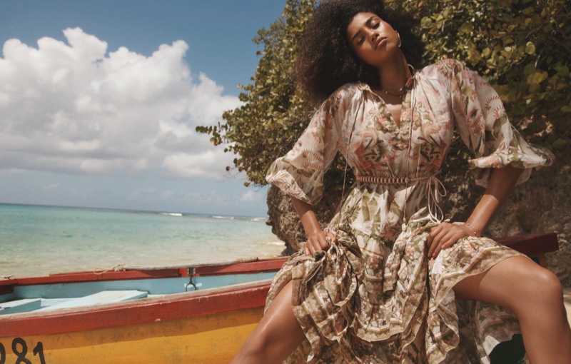 Zimmermann Summer Swim 2022 Campaign Imaan Hammam