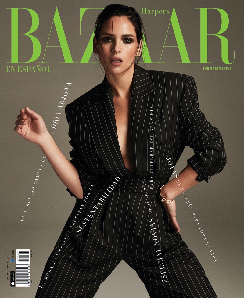 Adria Arjona Harper's Bazaar Mexico April 2022 Cover
